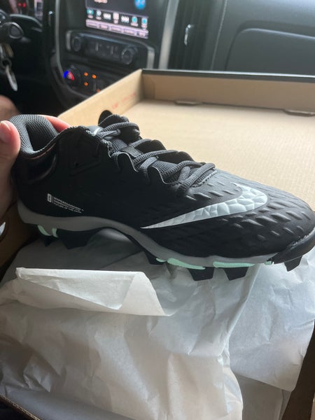 Black Women's Molded Cleats Low Top Hyperdiamond 4 Elite