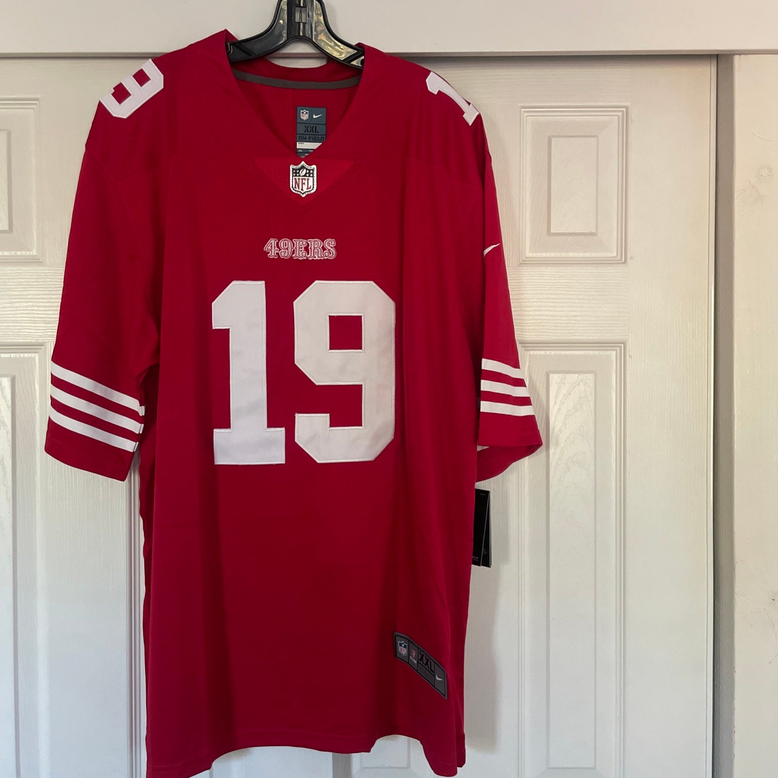 San Francisco 49ers Jersey Mens Medium Red #56 Foster Nike NFL Football