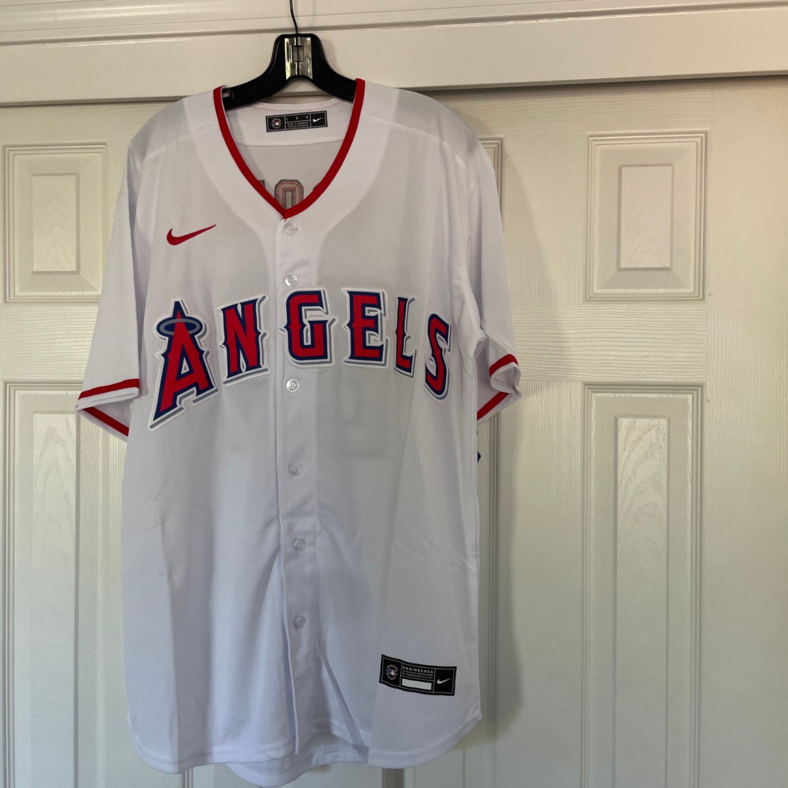 TROUT Los Angeles Angels TODDLER Majestic MLB Baseball jersey Home White