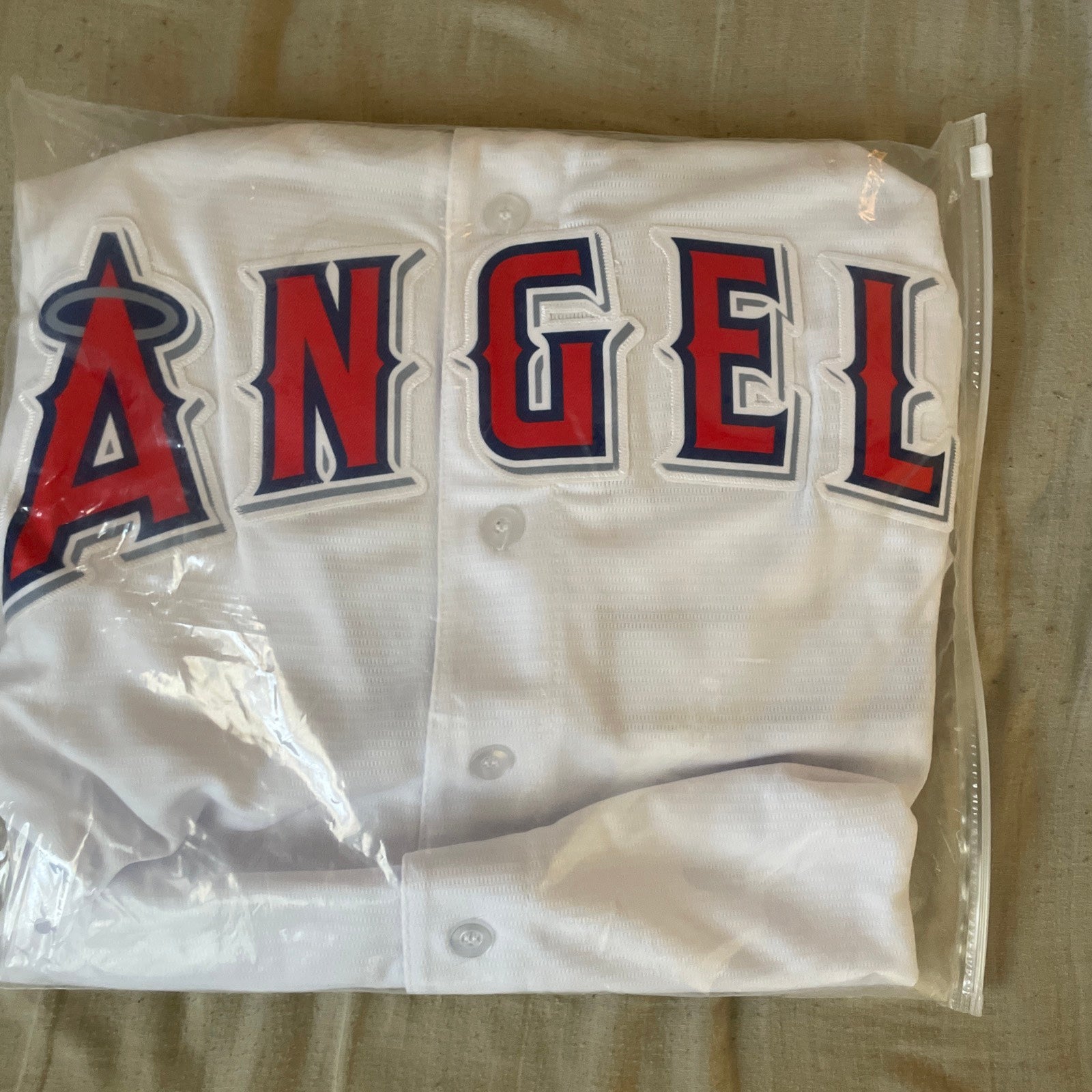 Authentic Majestic MLB Los Angeles Angels Of Anaheim Mike Trout Baseball  Jersey