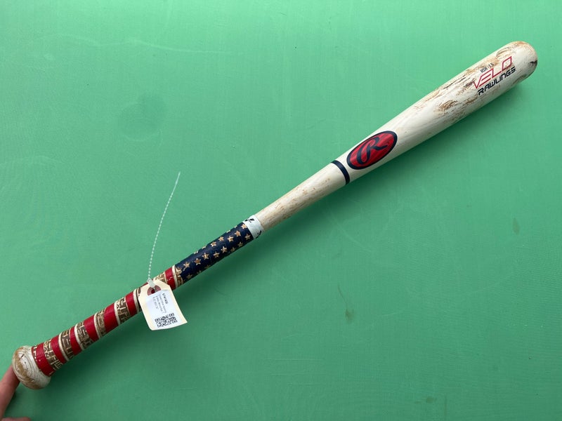 Used Other Rawlings Velo Wood Bat -7.5 22.5OZ 30"
