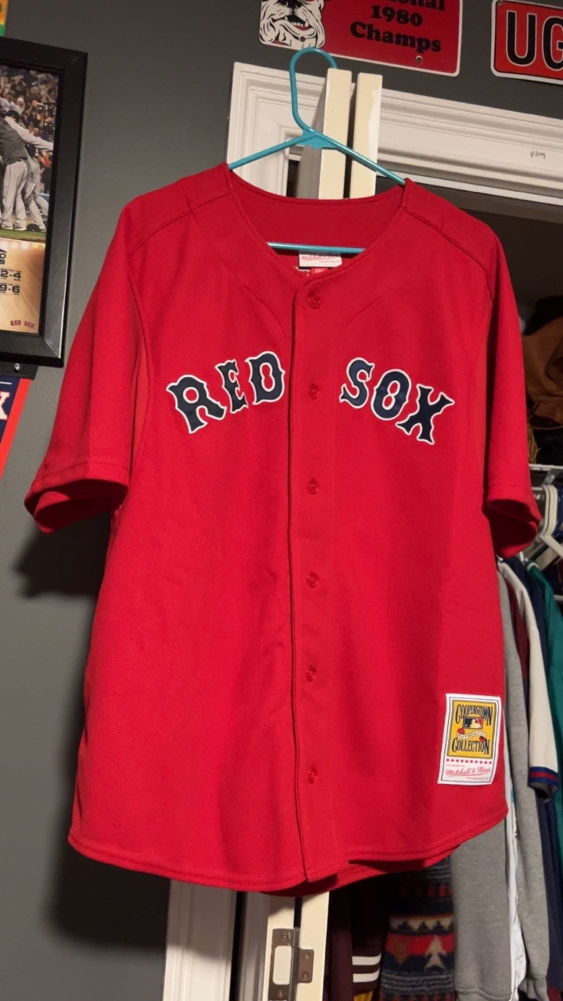 10305-David Ortiz Official Women's Red Sox home Jersey
