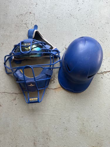 Easton and Allstar two piece catchers setup