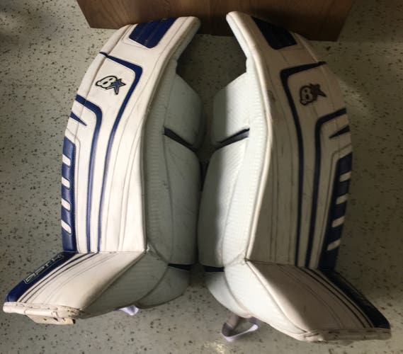 Used 34" Brian's OPTiK Goalie Leg Pads