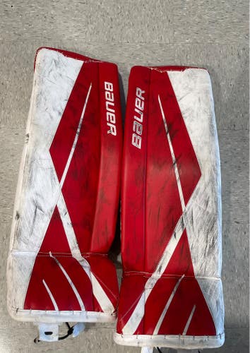 Used Large Bauer Supreme 3S Goalie Leg Pads