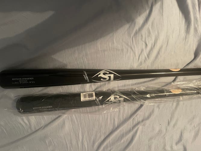 Black Louisville Slugger C271 MLB Prime Pro Maple Wood Baseball Bat 33.5
