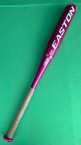 Used Easton Pink Sapphire Alloy Bat -10 16OZ 26"