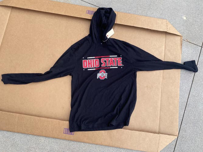 Used Men's Authentic Apparel Ohio State Hoodie (Size: Medium)