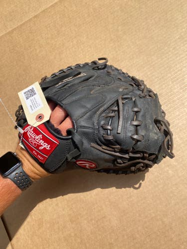 Used Rawlings Renegade Right Hand Throw Catcher's Glove 32.5"