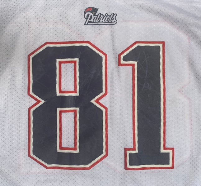 Randy Moss New England Patriots White New XXL Reebok Jersey