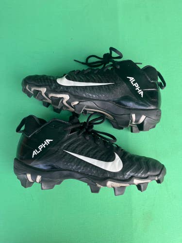 Black Used Men's 7.0 (W 8.0) Molded Nike Alpha Cleats