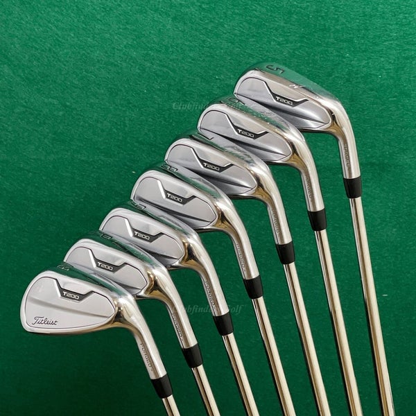 Titleist T200 Forged 2021 5-W1 Iron Set Project X Rifle 6.0 Steel Stiff