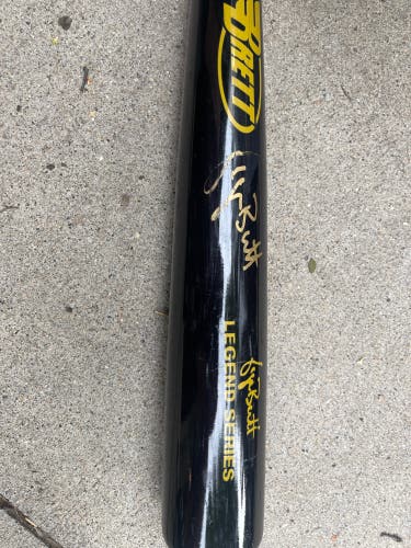 Brett Bros Legend Series Signed Wood Bat by George Brett 34”