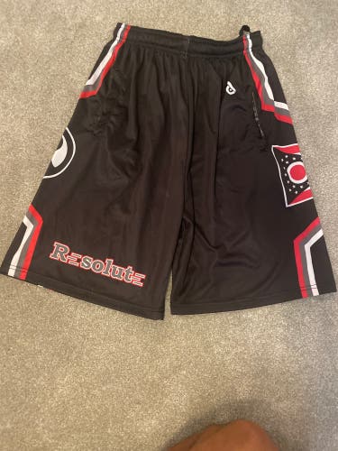 Resolute Lacrosse Ohio flag shorts