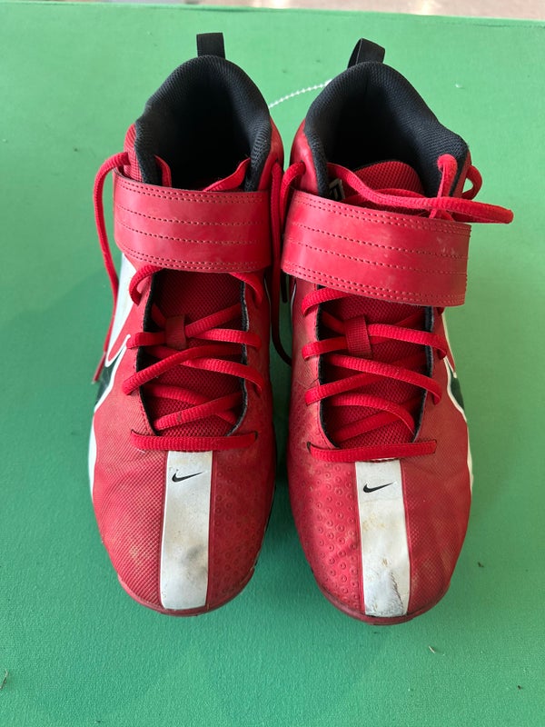 Red Used Men's 9.5 (W 10.5) Nike Trout Footwear