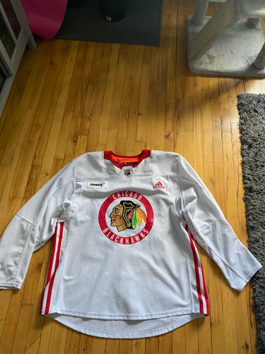 Pro Stock  adidas Chicago Blackhawk size 56 Jersey