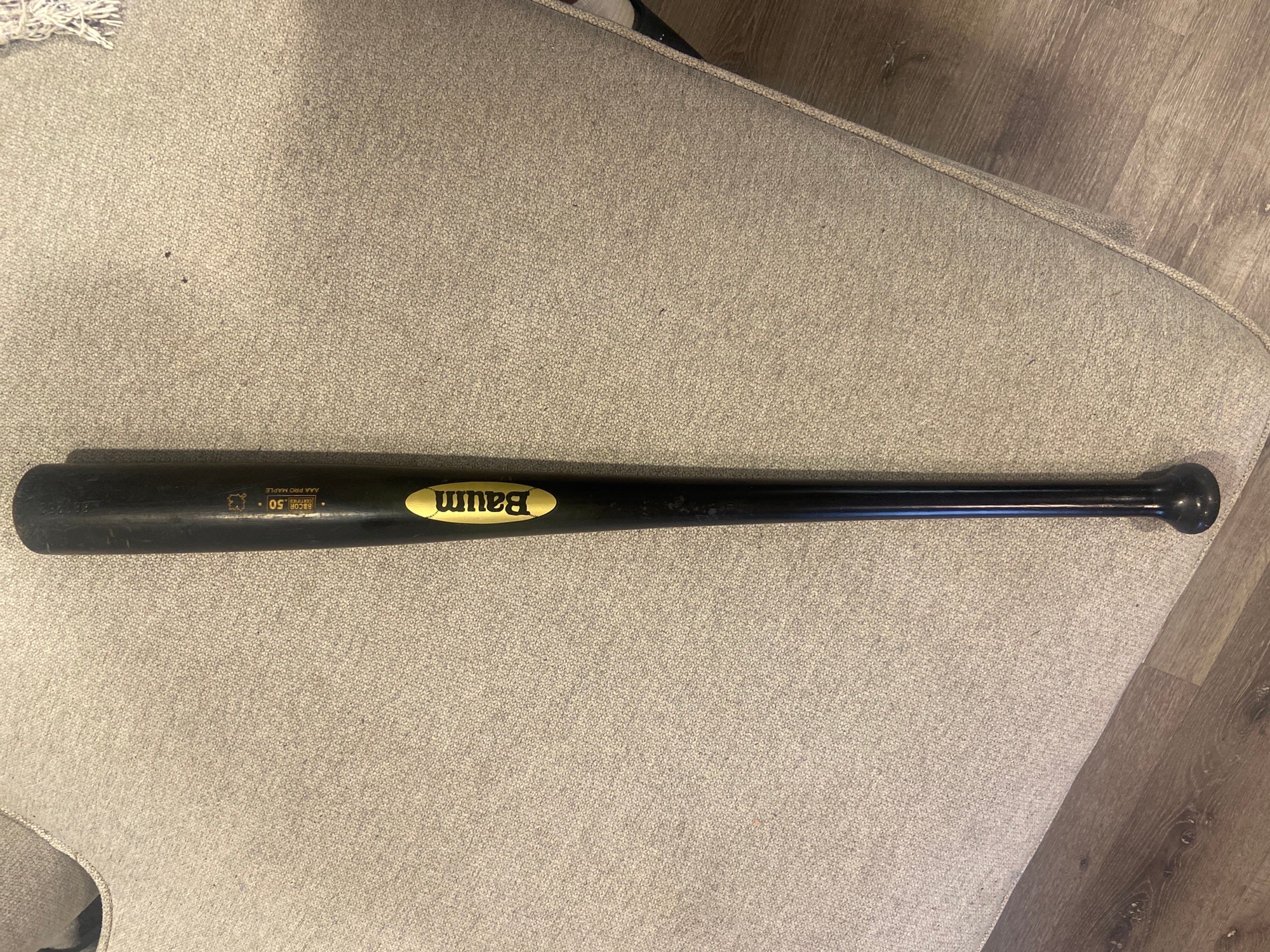 Batte de baseball Baum Gold Stock 2025 - 3 boutons standard en érable