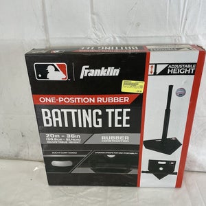 New Franklin One-position Rubber Batting Tee Baseball And Softball Training Aid