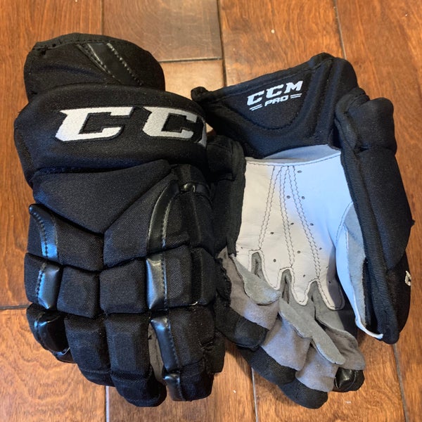 13" CCM HG12 Pro Stock Gloves + Custom Mustang Palms From ITR Hockey *READ FULL DESCRIPTION*