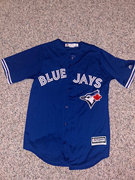 Men's Toronto Blue Jays Jose Bautista Majestic White Authentic Home Jersey