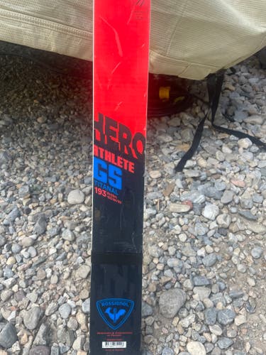 Used Men's 2021 Rossignol 193 cm Racing Hero FIS GS Pro Skis