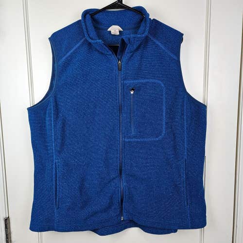 Duluth Trading Co Women's Park Point Vest Blue Full Zip Size 1X