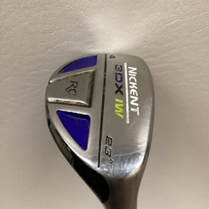 Used Nickent 3dx Iw 4 Hybrid Stiff Flex Graphite Shaft Hybrid Clubs