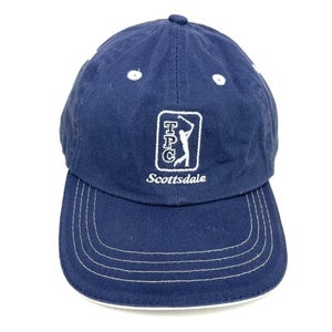 TPC Scottsdale PGA Tour Hat Navy Blue White Cap Strapback Youth Boys Girls