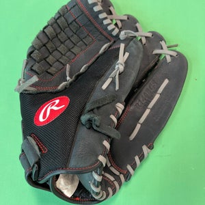 Used Rawlings Renegade Right Hand Throw Outfield Baseball Glove 14"