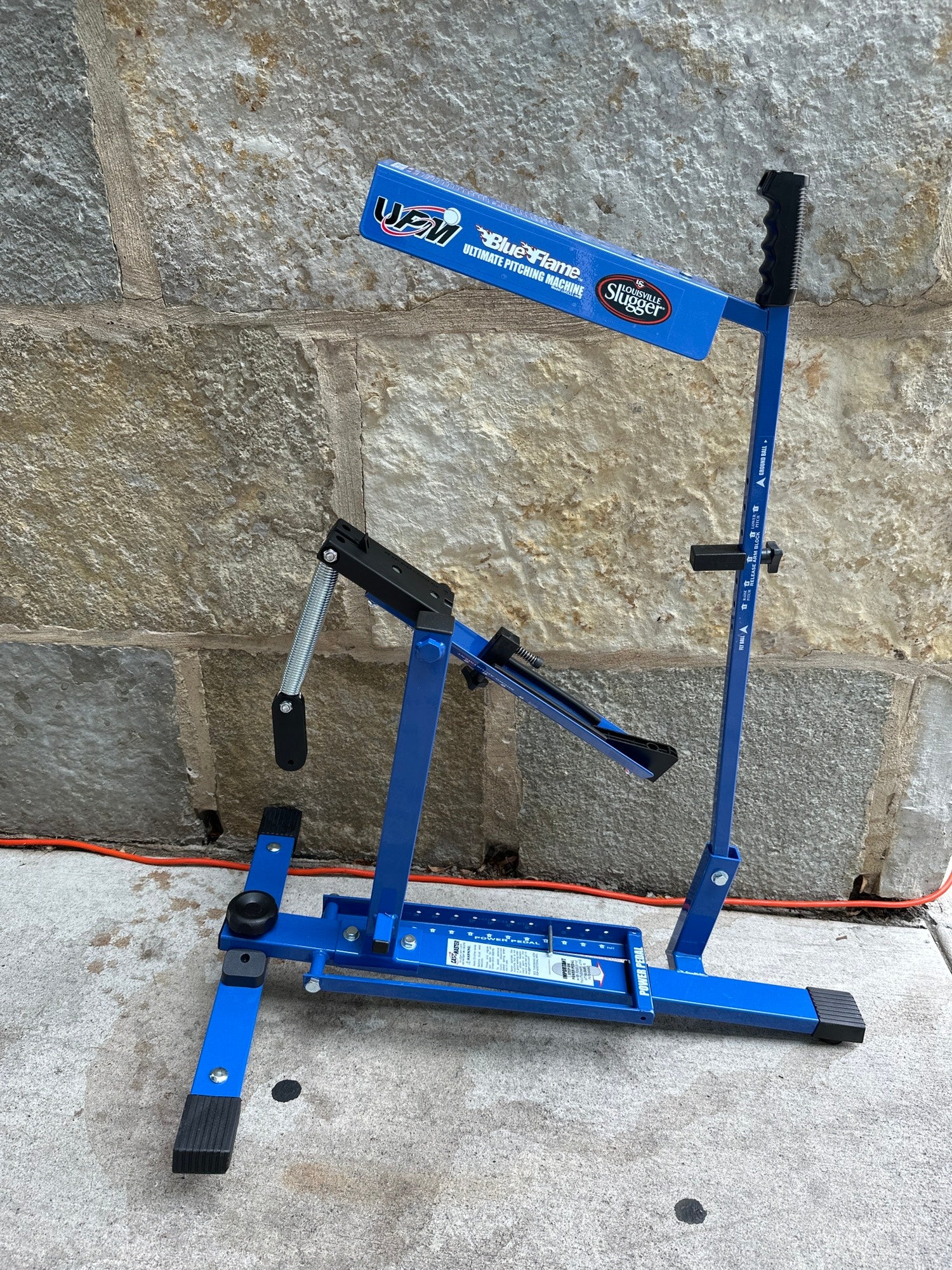 Blue Flame Pitching Machine