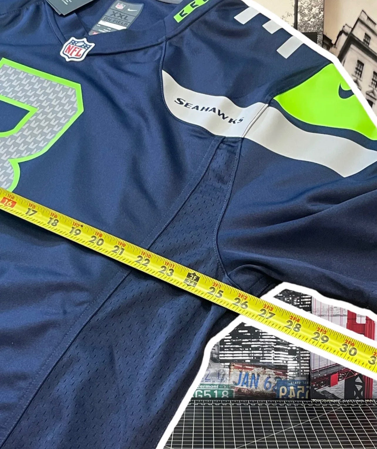 Buy Nike NFL Men Blue Seahawks #18 Jersey 3X for USD 16.19 | GoodwillFinds