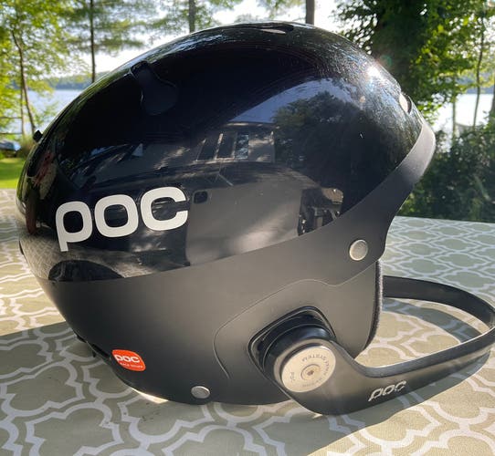 XS/S Black Slalom POC Helmet With Chin Bar