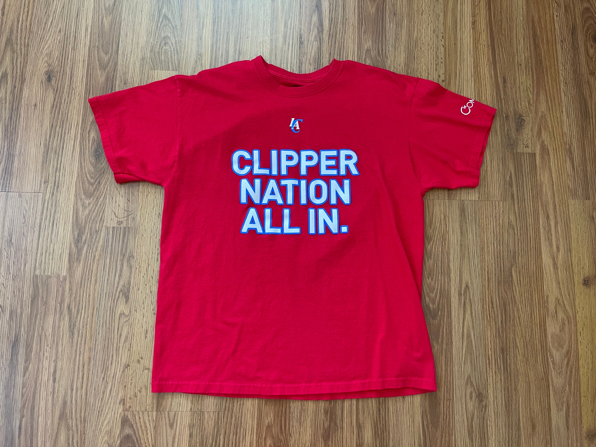 Los Angeles Clippers NBA BASKETBALL PLAYOFFS ALL IN Men's Size Large T Shirt!