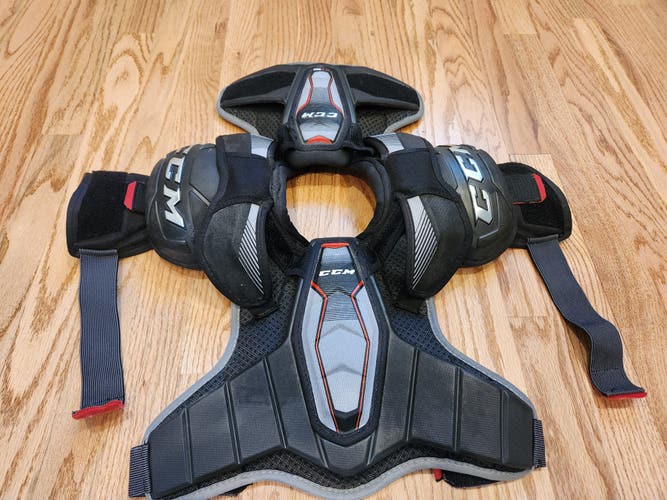 Used Junior Small CCM JetSpeed FT390 Shoulder Pads