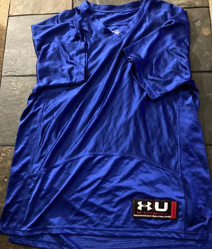 Under Armour Blue Youth Large Practice Jersey