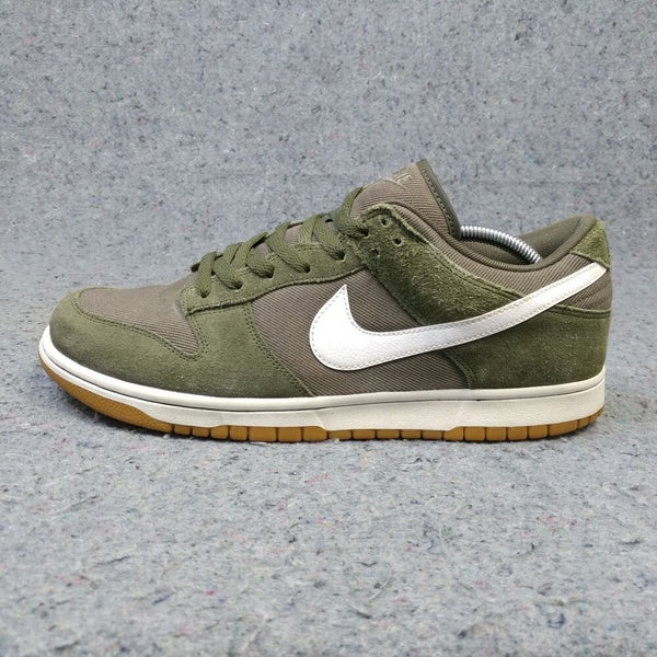 Nike Dunk Low Canvas Cargo Khaki Mens Shoes Size 11.5 AA1056-300 Olive Suede