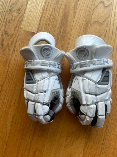 Used Player's Maverik 12" M5 Lacrosse Gloves