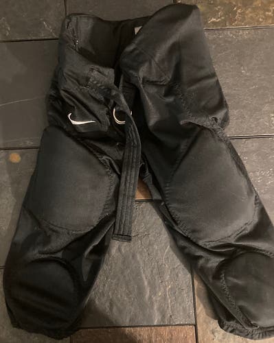 Black Nike Youth Large Integrated Football Pants