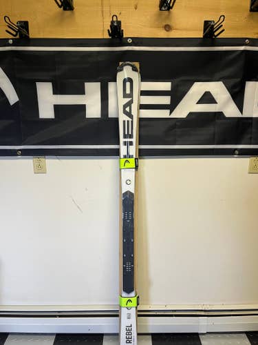 New 2023 HEAD Factory special 165 cm World Cup Rebels e.SL RD Skis LOW SERIAL NUMBER
