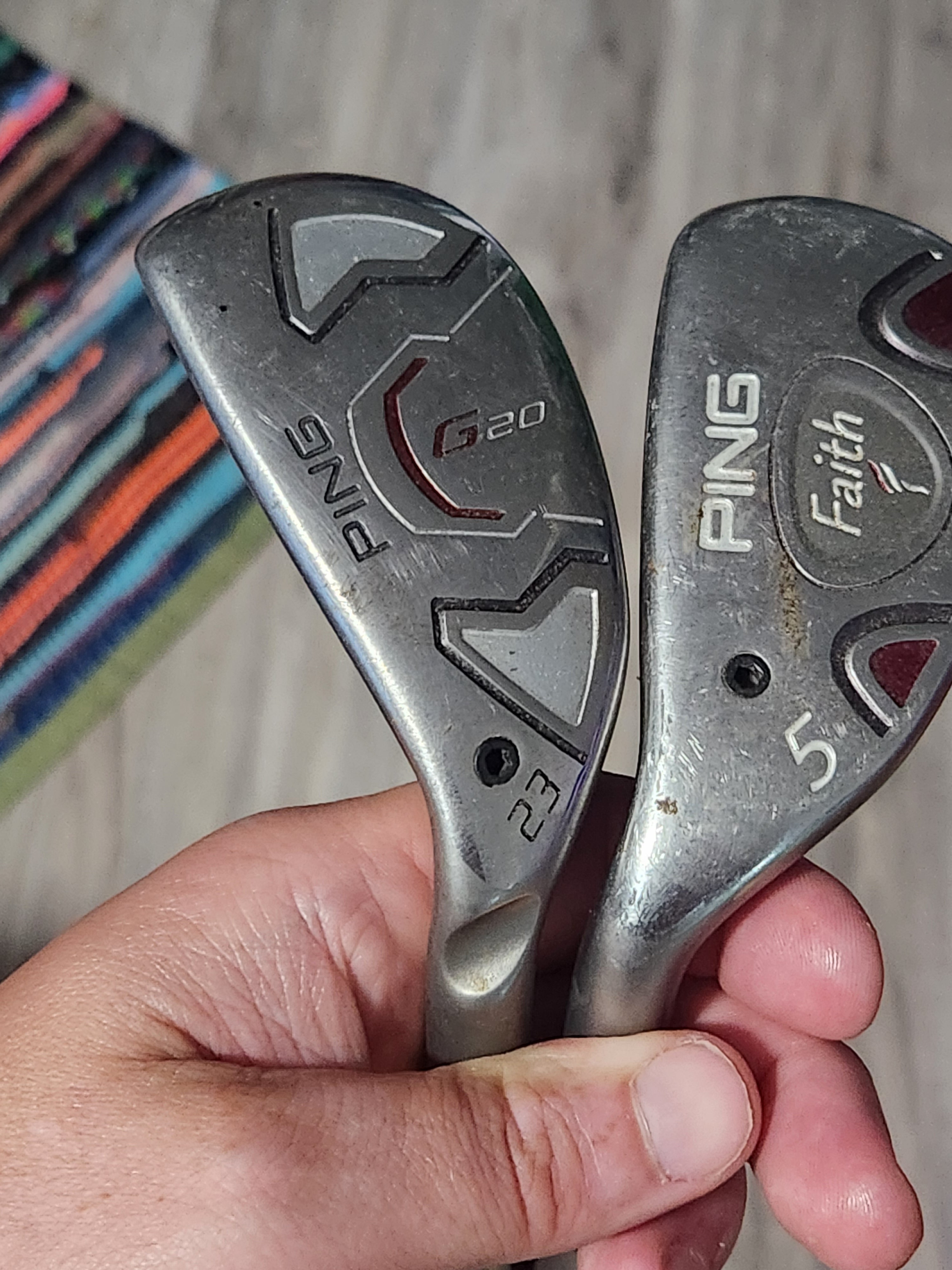 Ping G20 Hybrid Rescue 20 RH S Flex Rifle Shaft GREAT