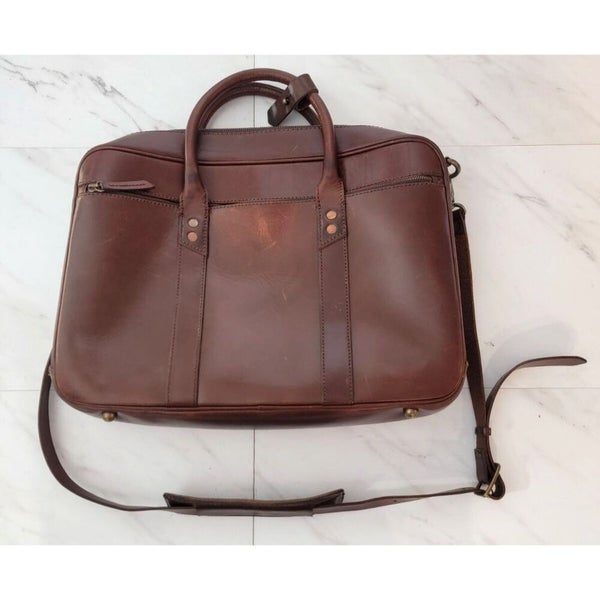 HIGH QUALITY! Satchel & Page Premium Italian Leather Executive