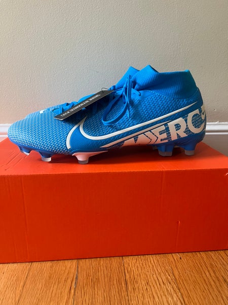 Blue Men's Size 9.0 (Women's 10) Nike Superfly Academy Cleats
