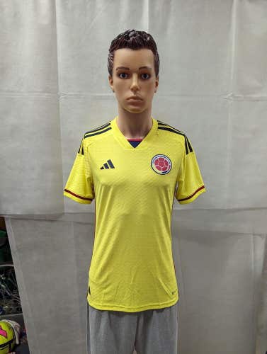 NWT Columbia Heat.Rdy Authentic 2022 World Cup Jersey S Yellow