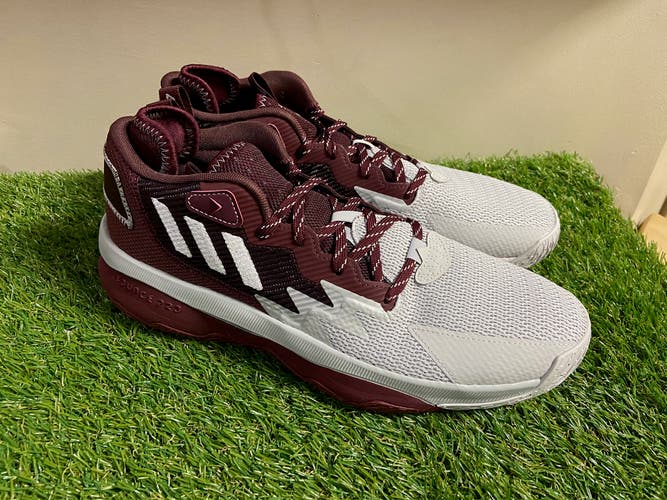 Adidas Dame 8 Texas A&M Team Issue PE Basketball Shoes GZ4482 Mens Size 12 NEW