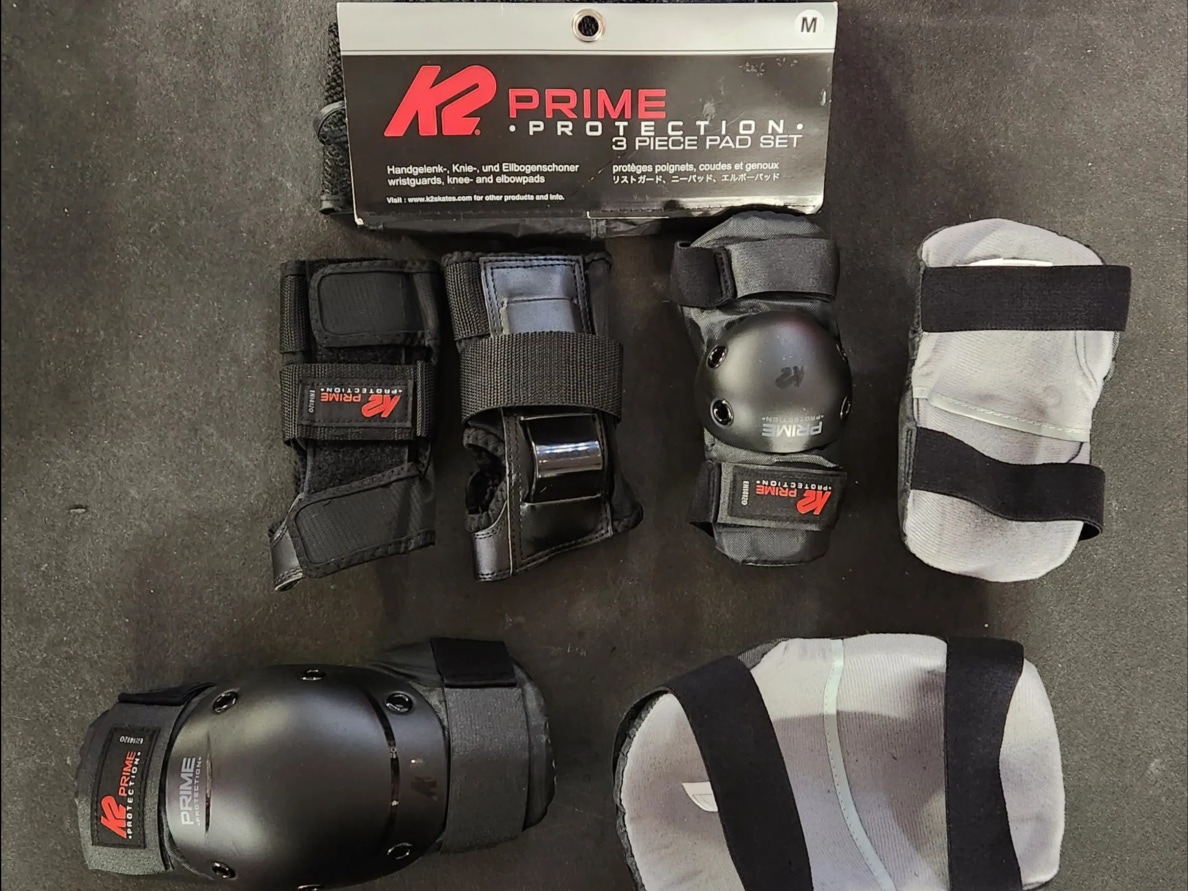 New K2 Prime Skate Pads 3-pack [Mens] (21010016)