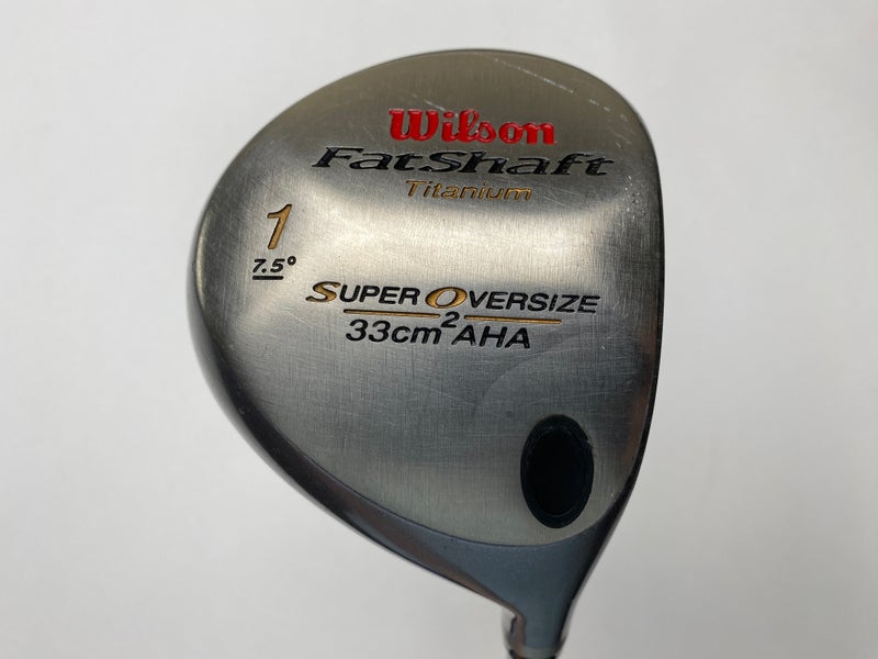 Wilson Fat Shaft Super Oversize Driver 7.5* FatShaft Stiff Graphite Mens RH