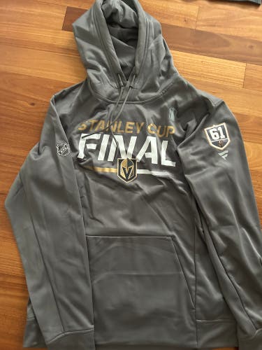 Mark Stone 61 Player ISSUE Vegas Golden Knights Fanatics Authentic Pro Hoodie L Finals