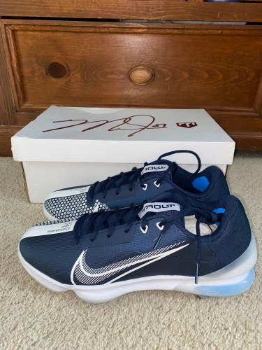 Nike Trout Navy Blue Baseball Cleats