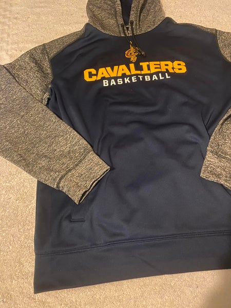 Cleveland Cavaliers Hoodie Mens Large Gray Hooded Sweatshirt Sweater  Fanatics