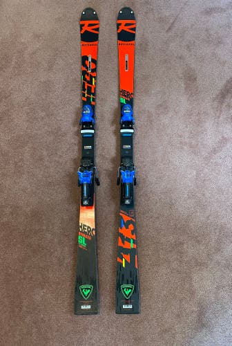 Men's 2021 Rossignol 165 cm Racing Hero FIS SL Pro Skis With LIMITED EDITION PX 18 Bindings